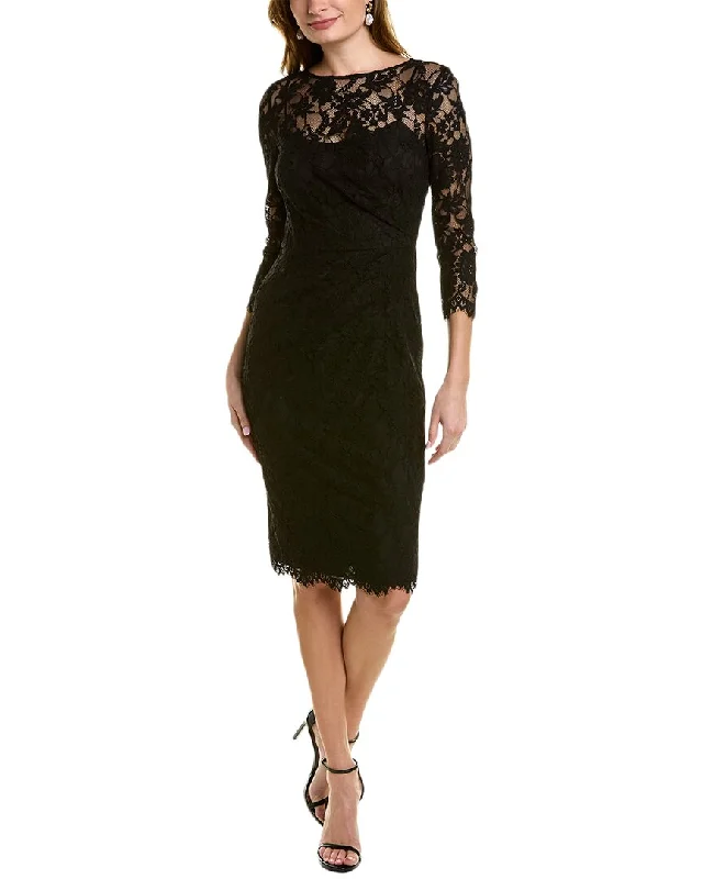  Women's Versatile ApparelTeri Jon by Rickie Freeman Lace Sheath Dress Women's Versatile Apparel