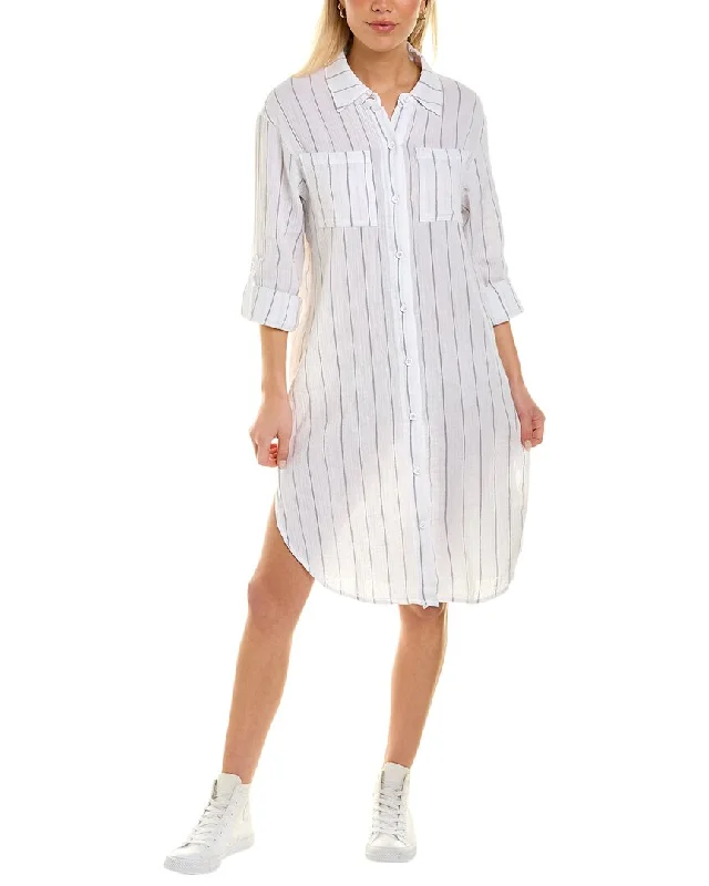  Women's Chic ApparelMonrow Gauze Shirtdress Women's Chic Apparel