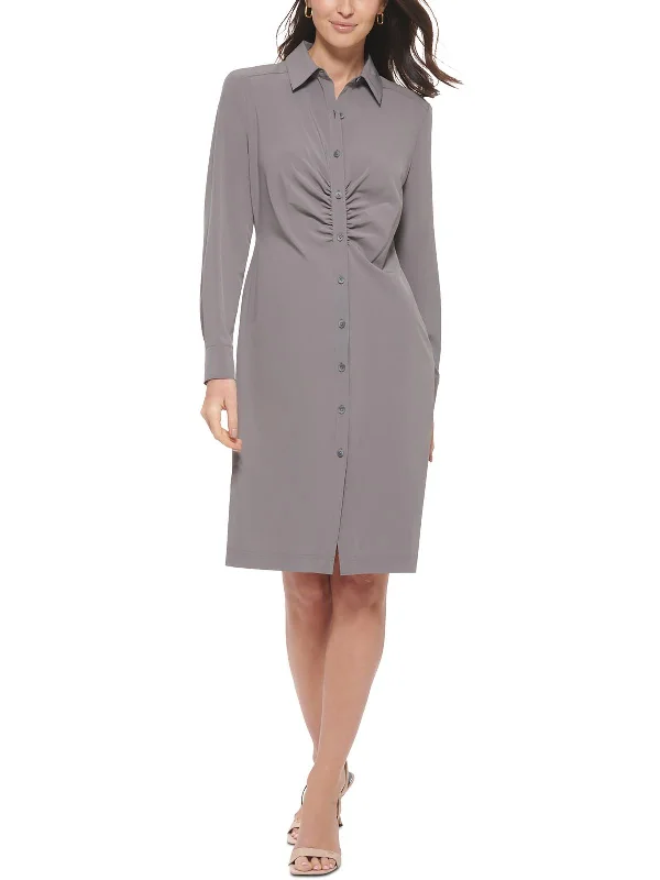  Casual Chic Women's ClothesWomens Office Career Shirtdress Casual Chic Women's Clothes