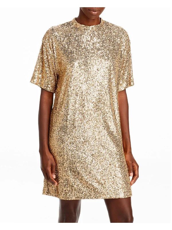  Sale On SaleEsenni Womens Sequined Mini Shift Dress Sale On Sale