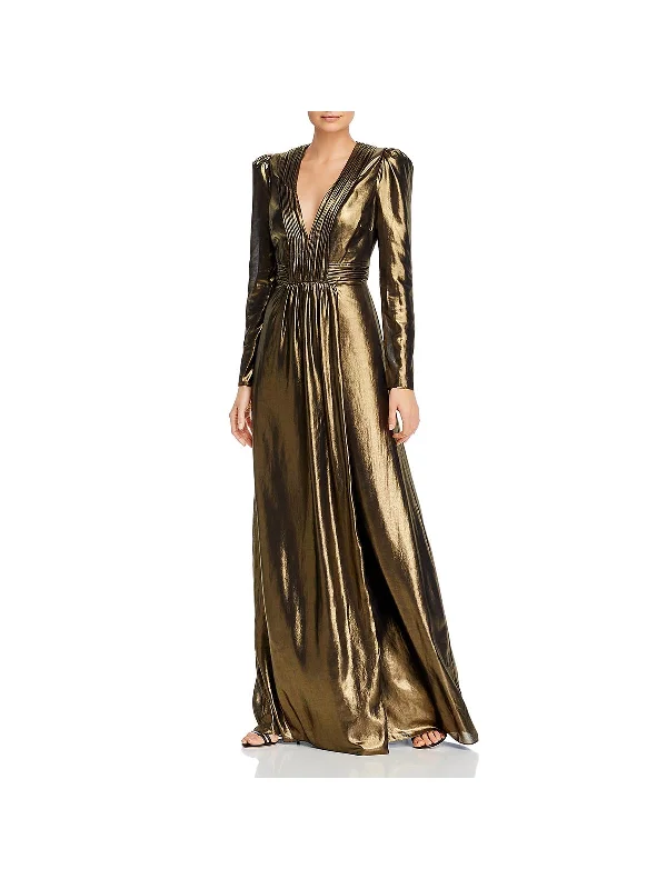  Trendy Women's Outfits for Casual WearRosalee Womens Metallic V-Neck Evening Dress Trendy Women's Outfits for Casual Wear