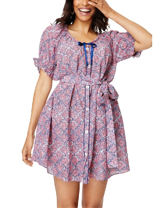  Women's Night-Out ClothesRoller Rabbit Jemina Haisley Lounge Silk-Blend Dress Women's Night-Out Clothes