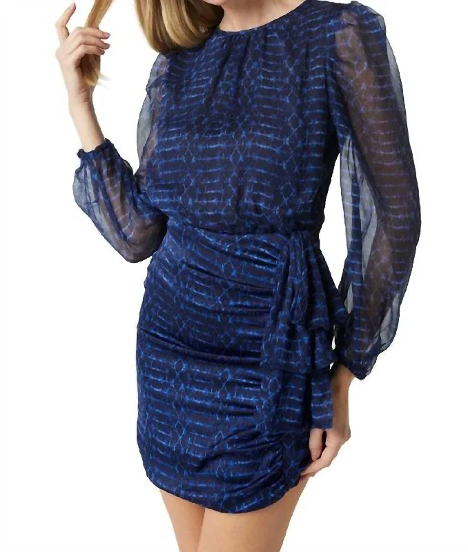  Women's Night-Out ClothesAmber Dress In Midnight Shibori Women's Night-Out Clothes