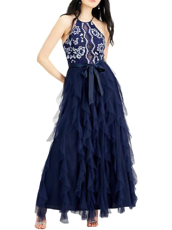  Affordable Women's Clothing Sale OnlineJuniors Womens Emrbroidered Tiered Evening Dress Affordable Women's Clothing Sale Online