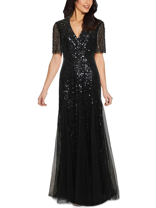  Women's Resort AttireWomens Sequined Maxi Evening Dress Women's Resort Attire