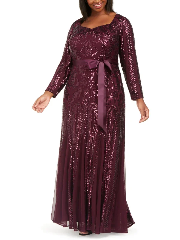  Sales ClothesPlus Womens Sequined Maxi Evening Dress Sales Clothes