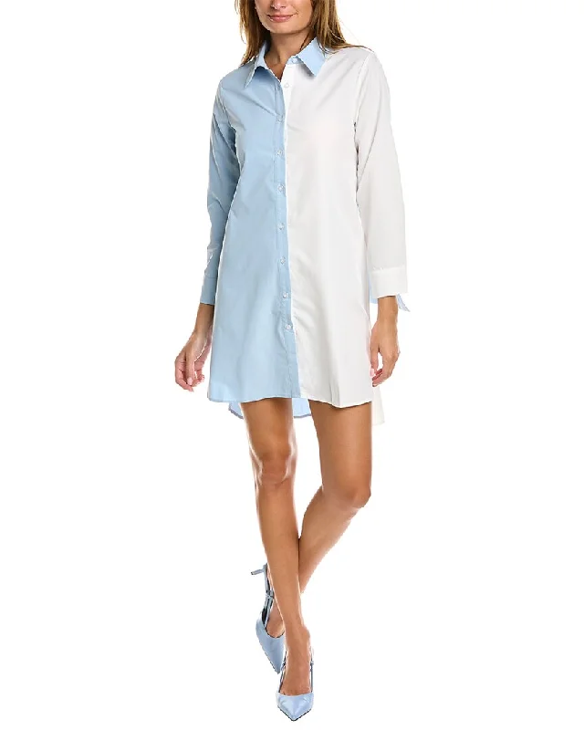  Sale ClearanceGracia Colorblocked Shirtdress Sale Clearance