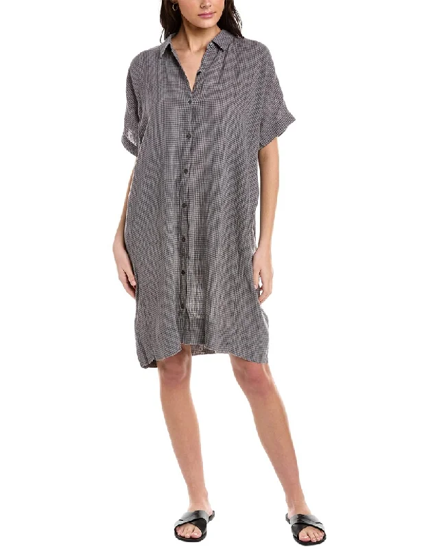  Outlet ClothingEILEEN FISHER Linen Shirtdress Outlet Clothing