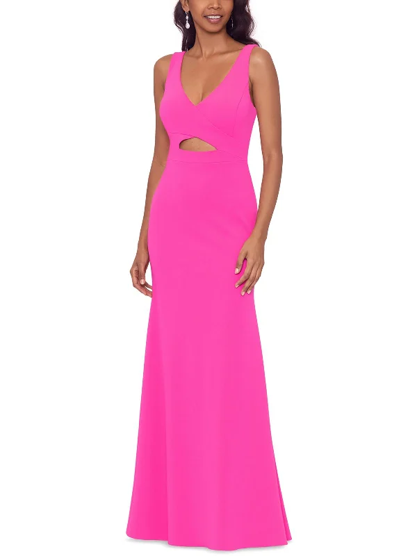  Holiday DiscountWomens V-Neck Maxi Evening Dress Holiday Discount