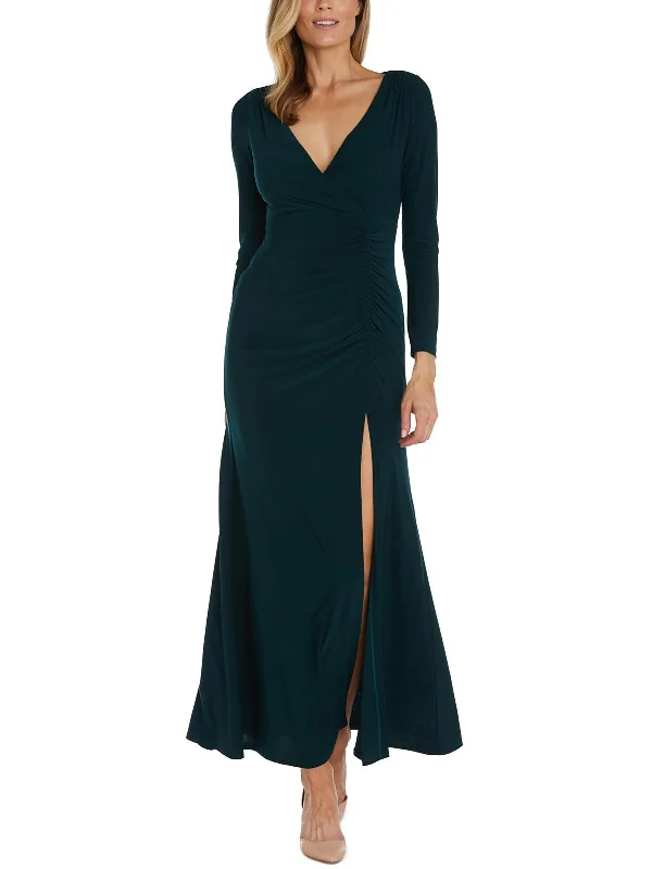  Women's Elegant Clothing SetsWomens Jersey Ruched Evening Dress Women's Elegant Clothing Sets