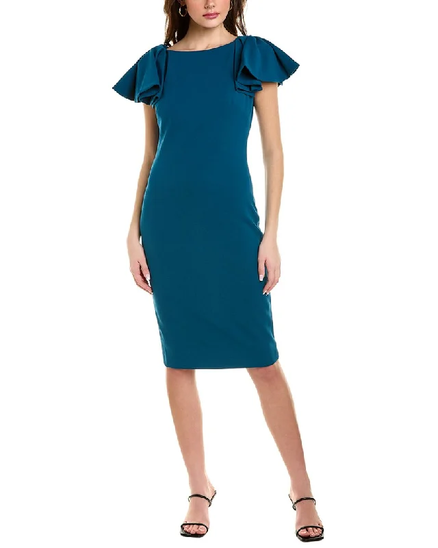  Women's Clothing SetsBadgley Mischka Midi Sheath Dress Women's Clothing Sets