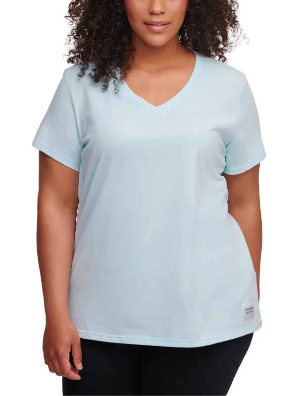  Women's Evening ClothingPlus Womens V-Neck Fitness Shirts & Tops Women's Evening Clothing