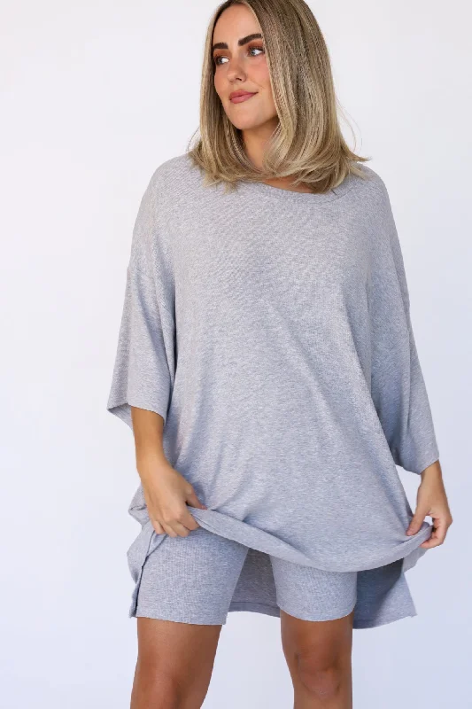  Women's Fashion ClothesAll Weekend Long Set Grey Women's Fashion Clothes