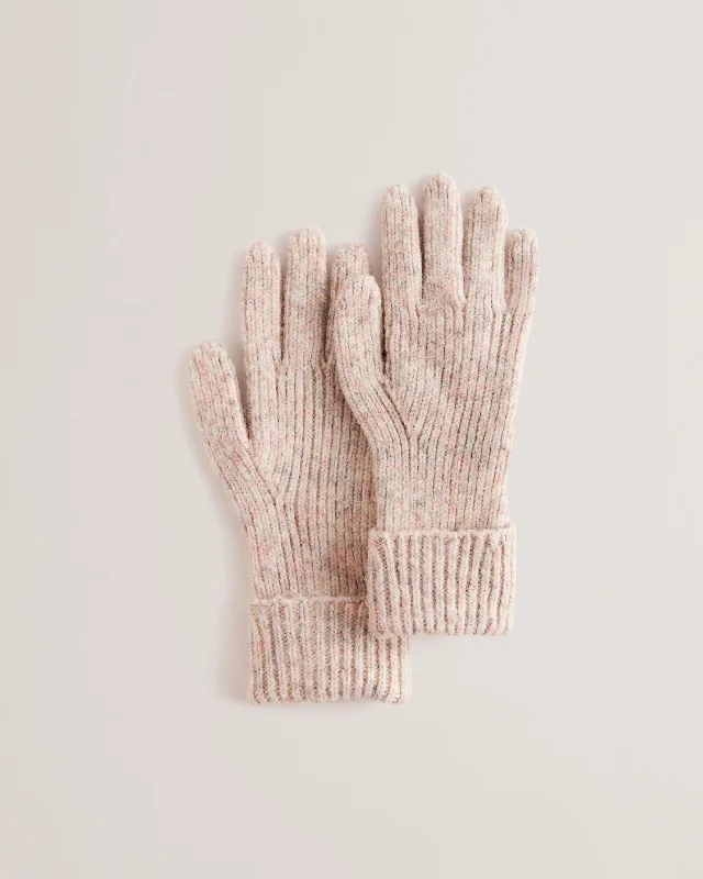  Easygoing Women's StyleLidiie Knitted Ribbed Gloves Multicol Easygoing Women's Style