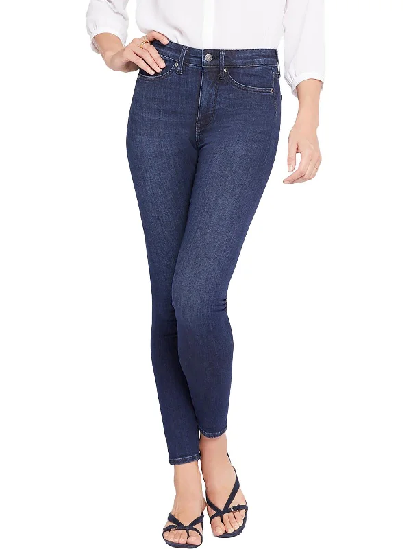  Women's Resort ApparelAmi Womens High-Rise Dark Wash Skinny Jeans Women's Resort Apparel