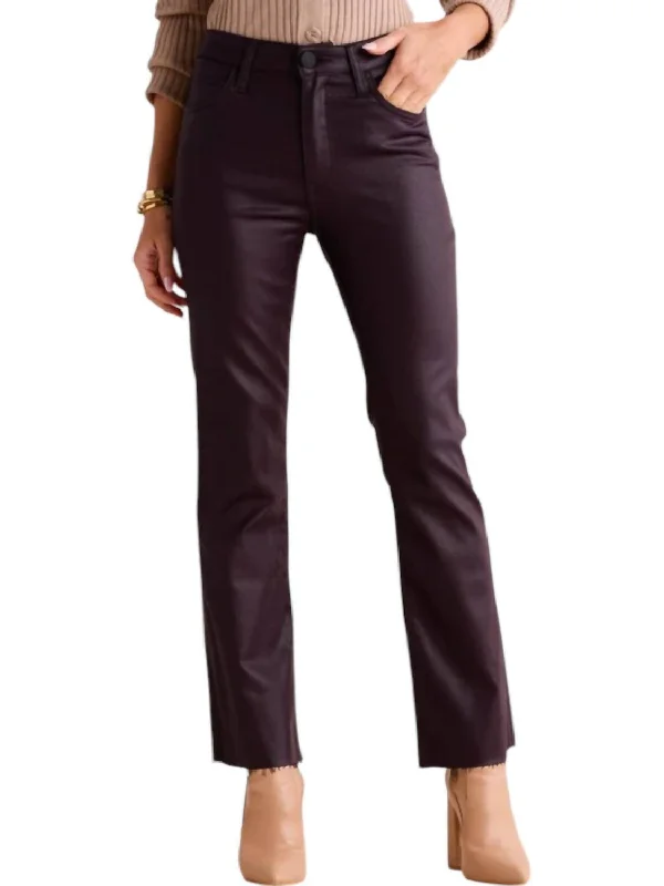  Women's Activewear for Exercise and SportsKelsey Coated Denim Jeans In Sangria Women's Activewear for Exercise and Sports