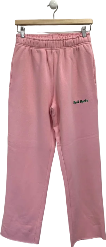  Chic Women's AttireRu & Rocka Pink Sweatpants UK L Chic Women's Attire