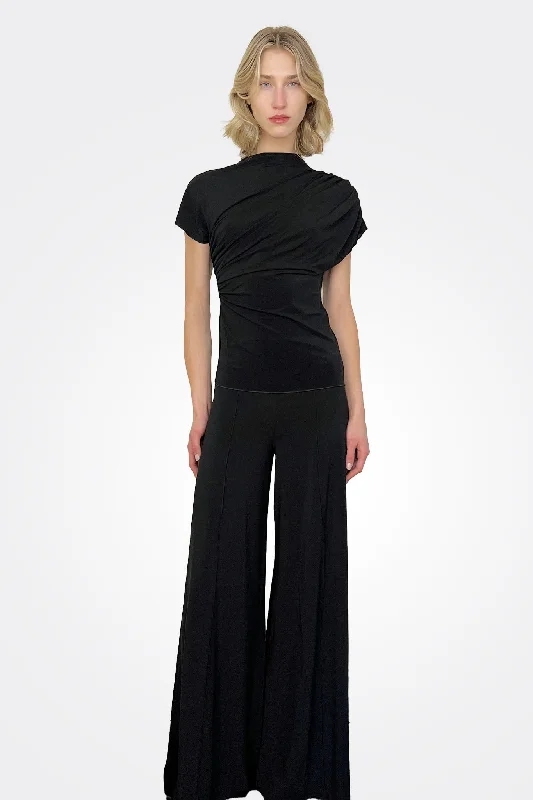  Timeless Women's ClothingSkylan Crepe Pants - Black Timeless Women's Clothing