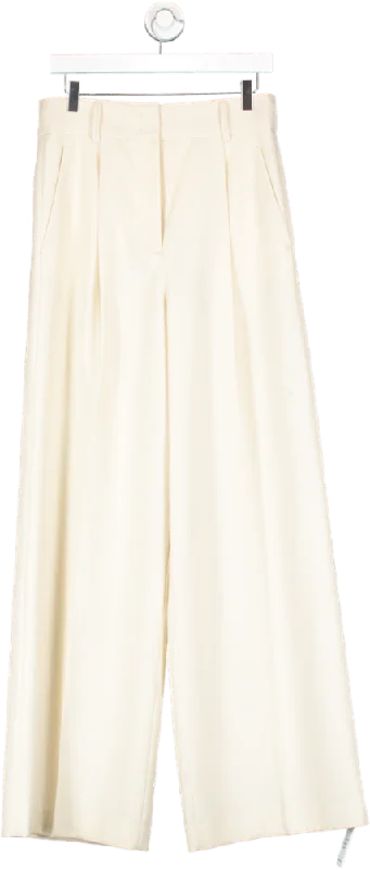  Women's Online Clothing BoutiqueDorothy Schumacher Cream Wide Leg Pants UK M Women's Online Clothing Boutique