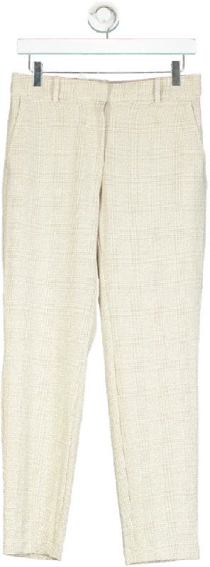  Timeless Women's OutfitH&M Beige Textured Trousers UK 8 Timeless Women's Outfit