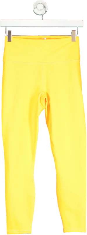  Women's High-Fashion OutfitFabletics Yellow PowerHold Leggings UK S Women's High-Fashion Outfit