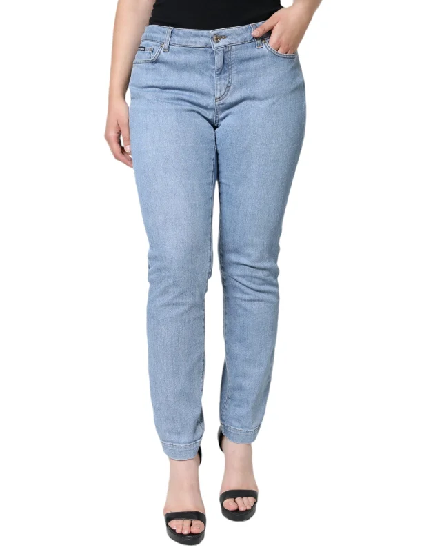  Best Online Women's BoutiquesDolce & Gabbana  Pretty Slim Fit Cotton  Women's Jeans Best Online Women's Boutiques