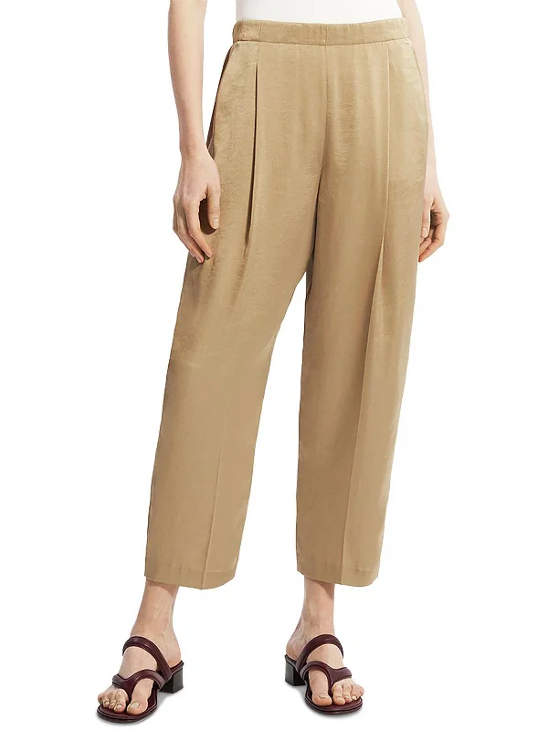  Women's Clothing For TravelWomens Shimmer High Rise Cropped Pants Women's Clothing For Travel