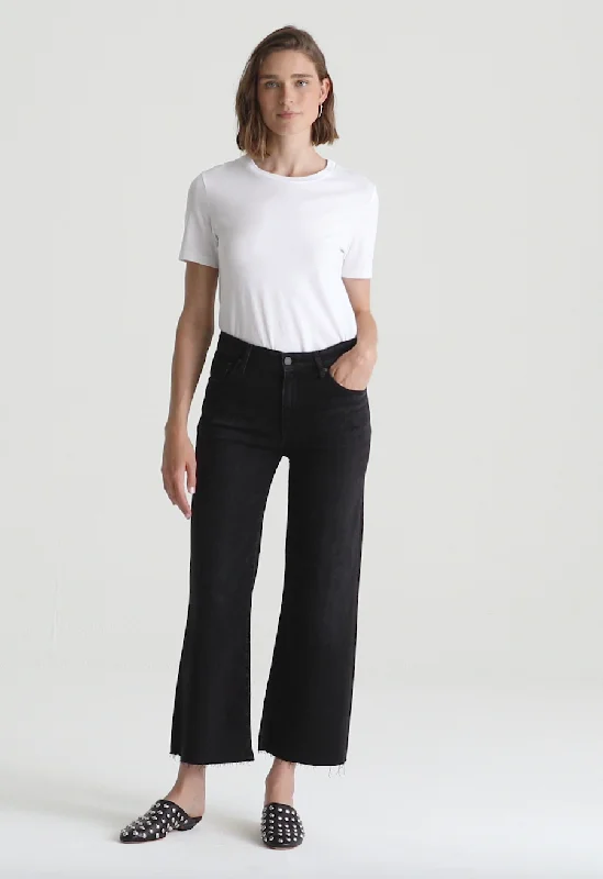  Online Boutique ClothingSaige Wide Leg Mid Rise Crop - Glasgow Online Boutique Clothing