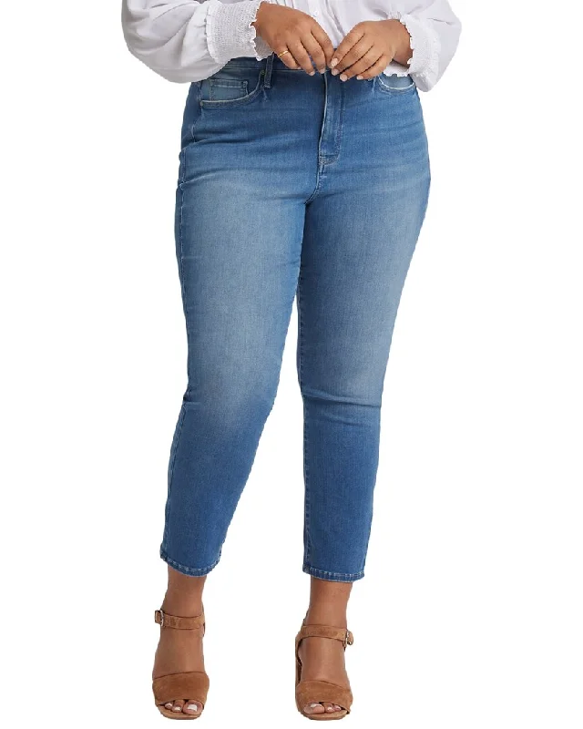  Women's Weekend OutfitNYDJ Plus Sheri Bluewater Slim Jean Women's Weekend Outfit