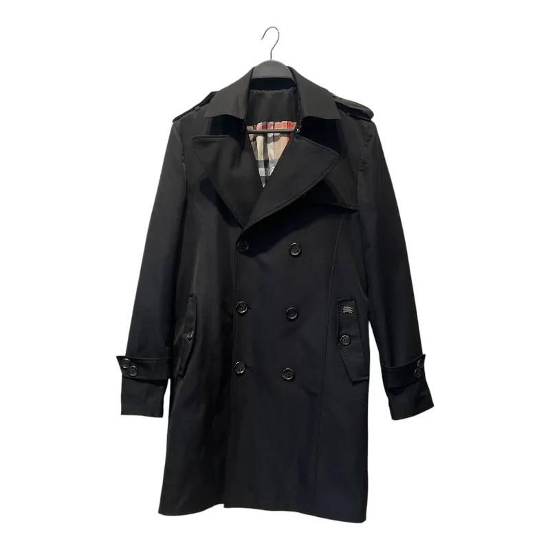  Comfortable Casual WearBURBERRY/Trench Coat/Cotton/BLK/ Comfortable Casual Wear