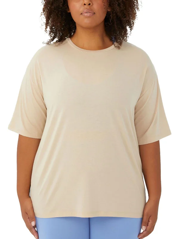  Sporty StreetwearPlus Womens Curve Active Shirts & Tops Sporty Streetwear