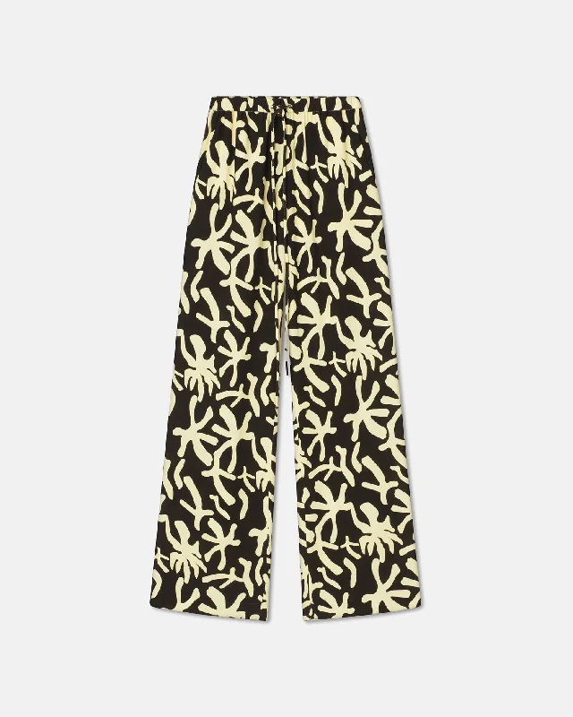  Women's Sports ApparelPolyka - Sale Printed Crepe Pants - Reef Women's Sports Apparel