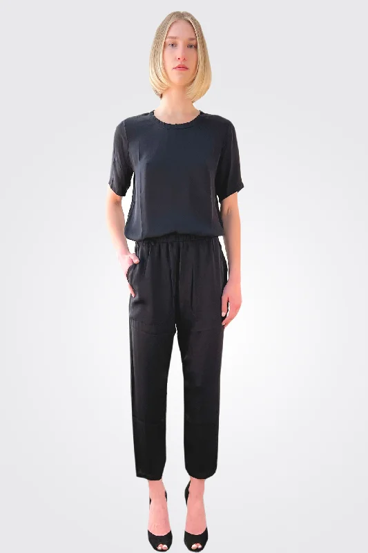  Shop Ladies ClothesSilk Trousers - Black Shop Ladies Clothes