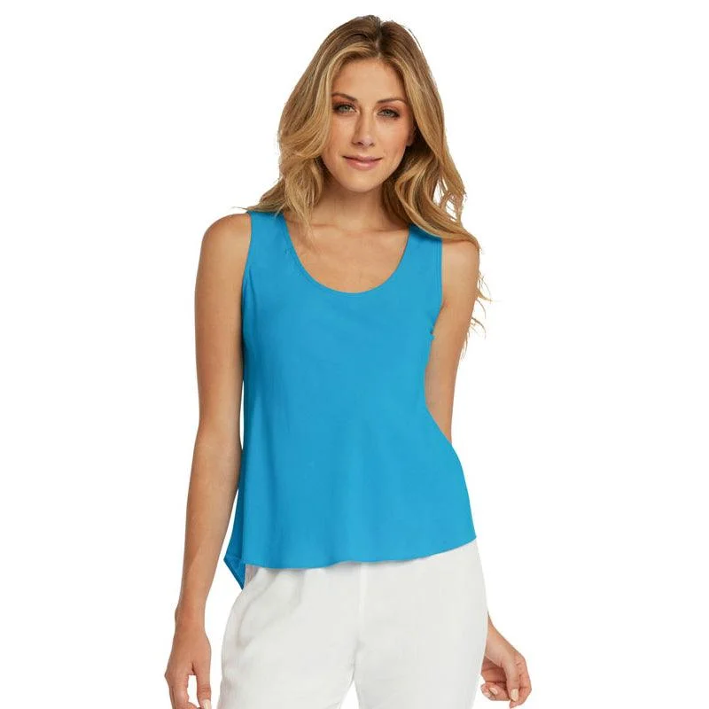  Casual Garments For WomenSolid Tank Top - Turquoise Casual Garments For Women