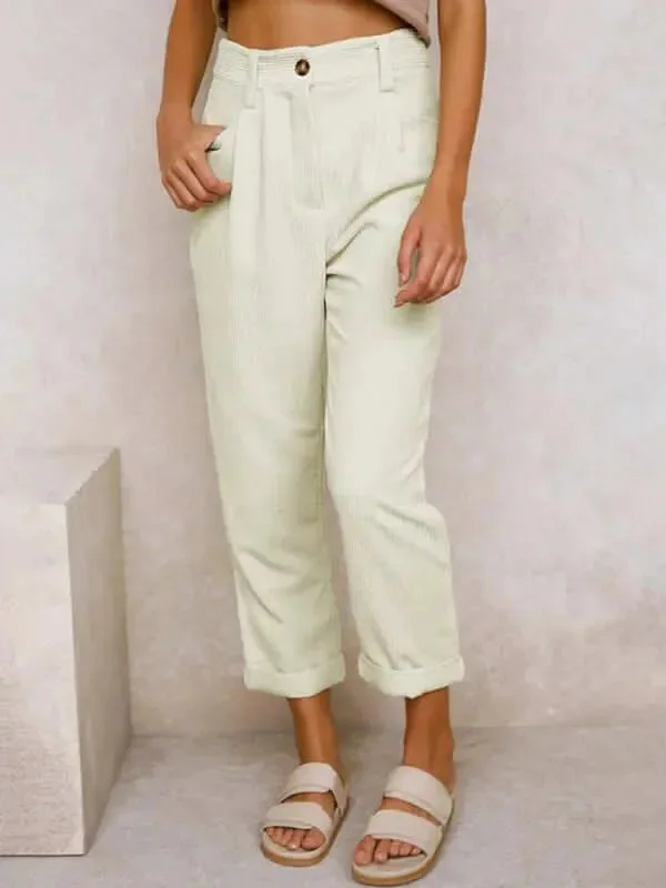  Sale ClearanceCorduroy Loose Straight Women Pants Sale Clearance