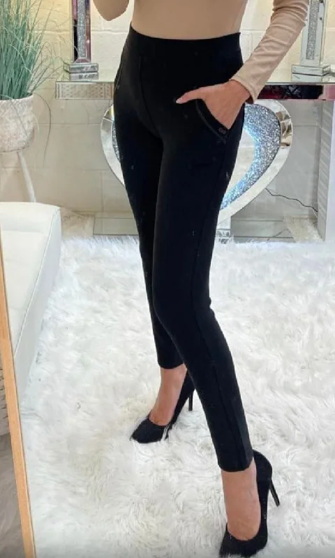  Affordable Online BoutiqueHAZEL JEGGINGS BLACK Affordable Online Boutique