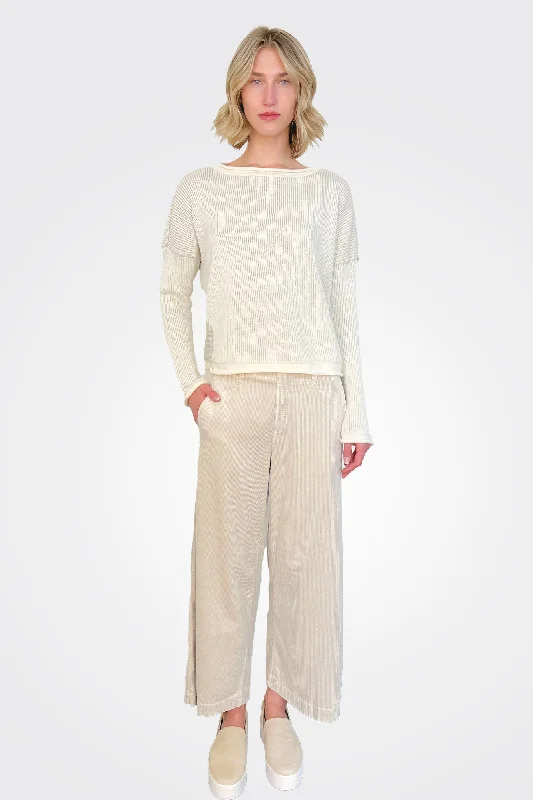  Holiday Special OffersWide Leg Corduroy Trousers - Sand Holiday Special Offers