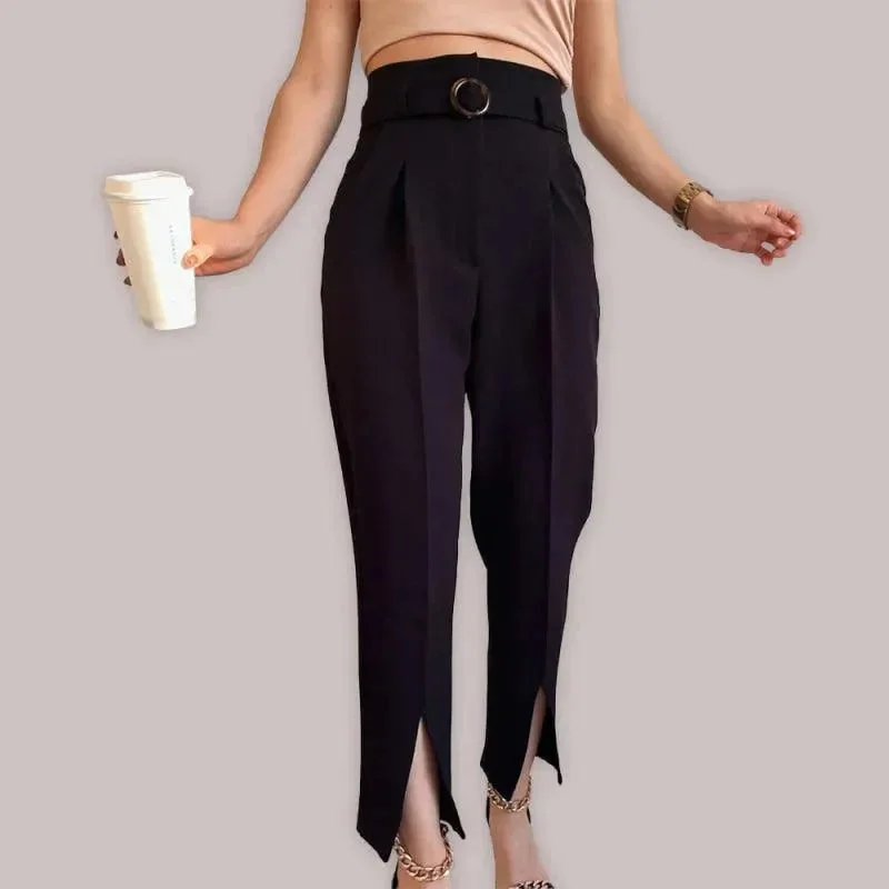  Clothes WomanStylish Front Pleated Women Pants Clothes Woman