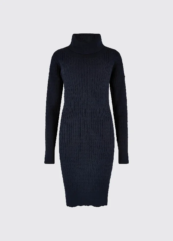  Affordable Luxury Women's GarmentsRaheen Fitted Dress - Navy Affordable Luxury Women's Garments