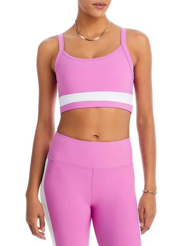  Women's Office ClothingWomens Striped Polyester Sports Bra Women's Office Clothing