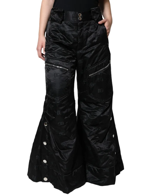  Clothes WomanDolce & Gabbana  High Waist Women Wide Leg Women's Pants (Pre-Owned) Clothes Woman