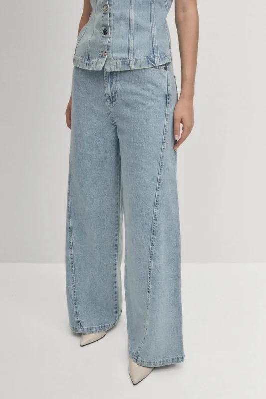  Exclusive Women's Fashion CollectionAlohas Magda Denim Pants - Blue Exclusive Women's Fashion Collection