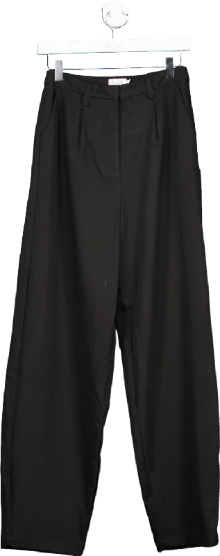  Luxury Women's ClothesNA-KD Black Baggy Suit Pants UK 36 Luxury Women's Clothes