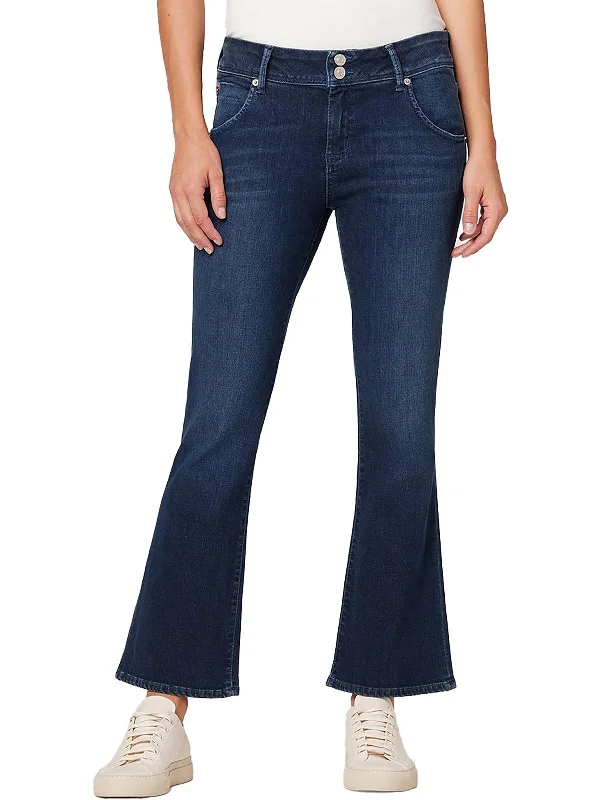  Women's Holiday ApparelCollin Womens Mid-Rise Cropped Bootcut Jeans Women's Holiday Apparel