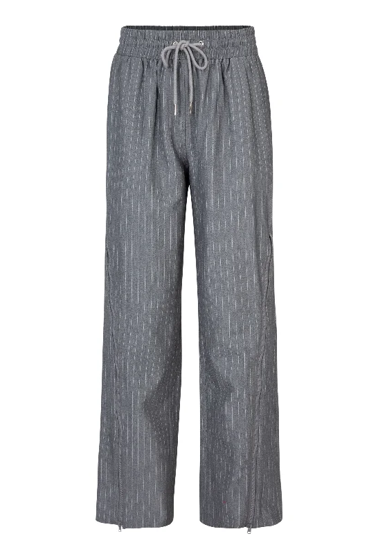  Women's Casual GarmentsCooper by Trelise Cooper Zip To Be Square Trouser - Grey Pinstripe Women's Casual Garments