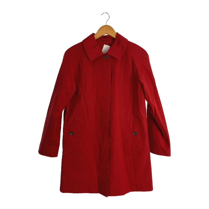  Fashionable Casual TopsBURBERRY LONDON/BalCollar Coat/9/Cotton/FD265-877-18/Red Fashionable Casual Tops