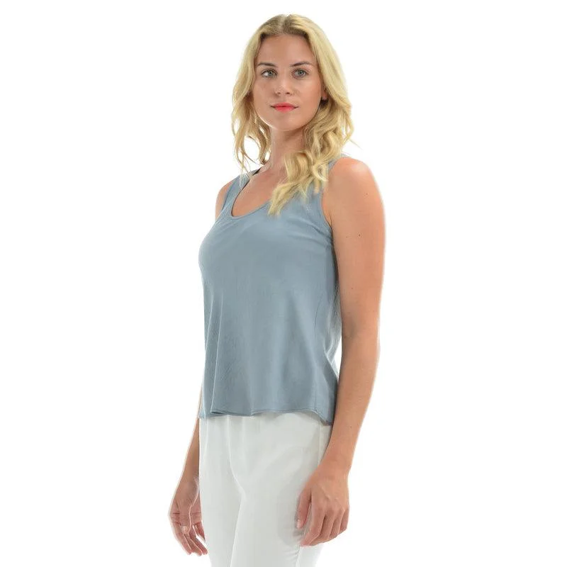  Women's Athletic GarmentsSolid Tank Top - Oyster Women's Athletic Garments