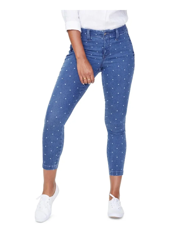  Women's Clothing For Everyday WearPlus Womens Ankle Polka Dot Skinny Jeans Women's Clothing For Everyday Wear