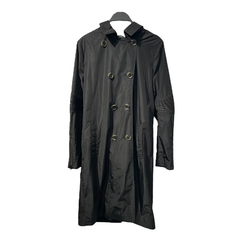  Women's Elegant OutfitMACKAGE/Trench Coat/S/Polyester/BLK/RIBBED MOTO SLEEVES Women's Elegant Outfit