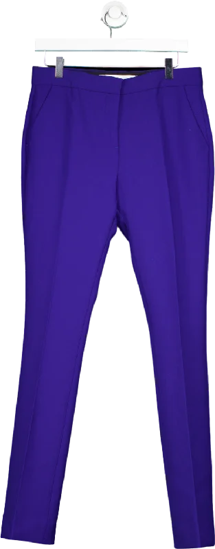  Timeless Women's GarmentsVictoria Victoria Beckham Blue Tailored Trousers UK 10 Timeless Women's Garments